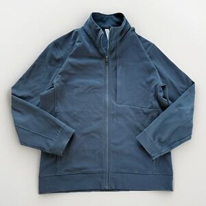Lululemon Sojourn Jacket Mens Size L Dark Blue/Green Full Zip Long Sleeve $128